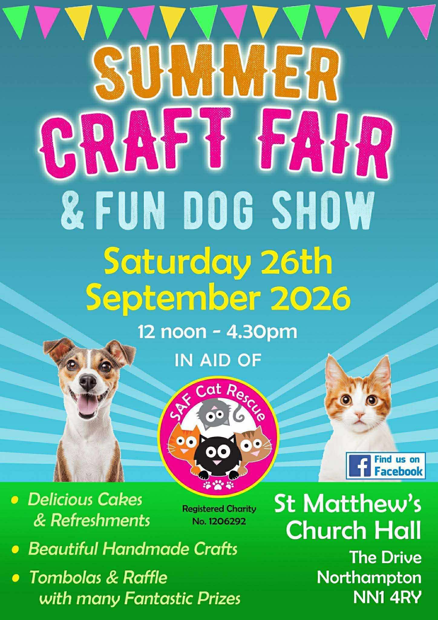 Summer Craft Fair & Fun Dog Show poster